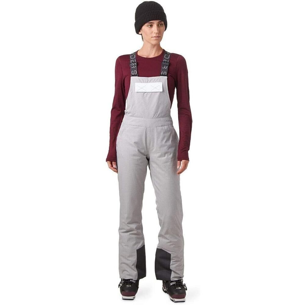 Spyder Womens The Terrain GTX Bib Silver Overalls Ski snowboard insulated Med